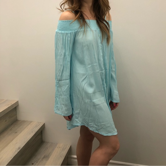 NEW! Aila Blue Gypsy Mini Dress - Picture 15 of 16